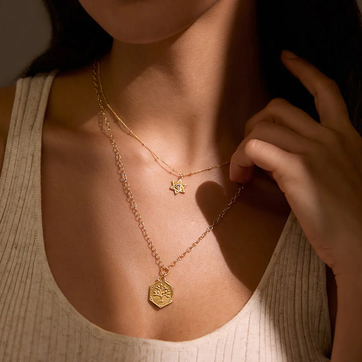 "Guiding Faith" Star of David Necklace