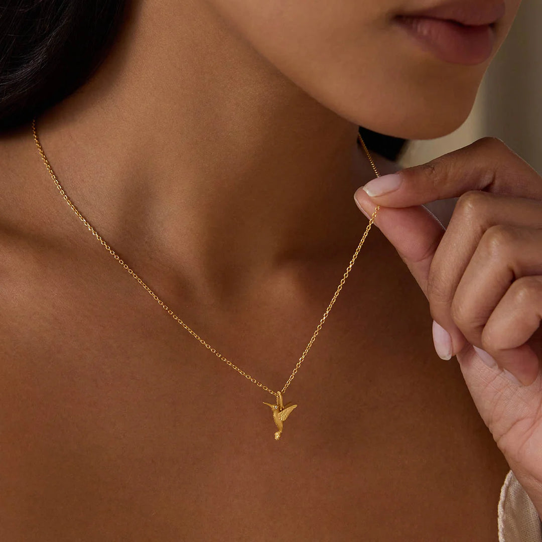"Loving Devotion" Hummingbird Necklace