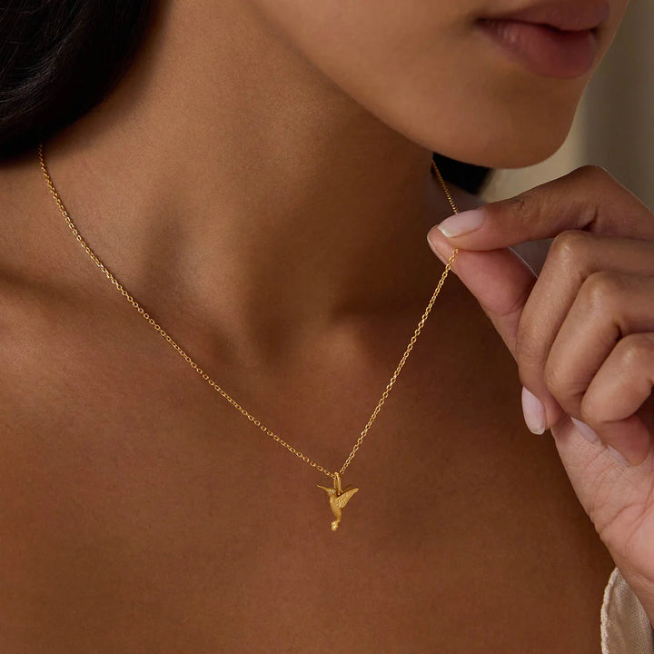"Loving Devotion" Hummingbird Necklace