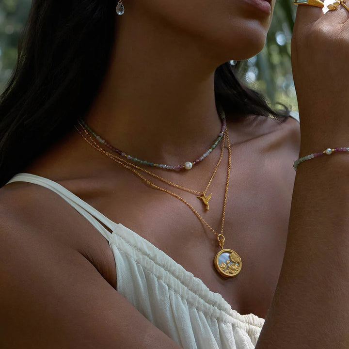 "Loving Devotion" Hummingbird Necklace