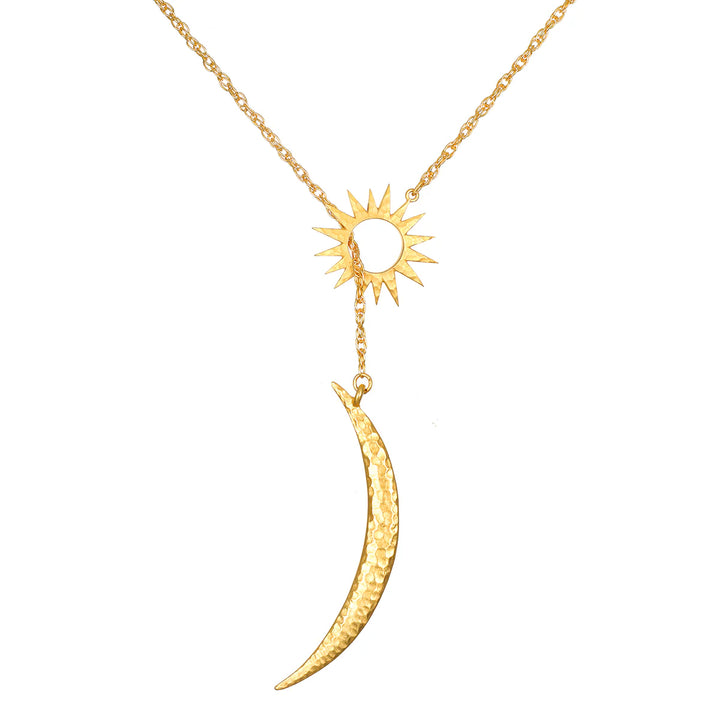 "Dreams Celestial" Sun and Moon Lariat Necklace