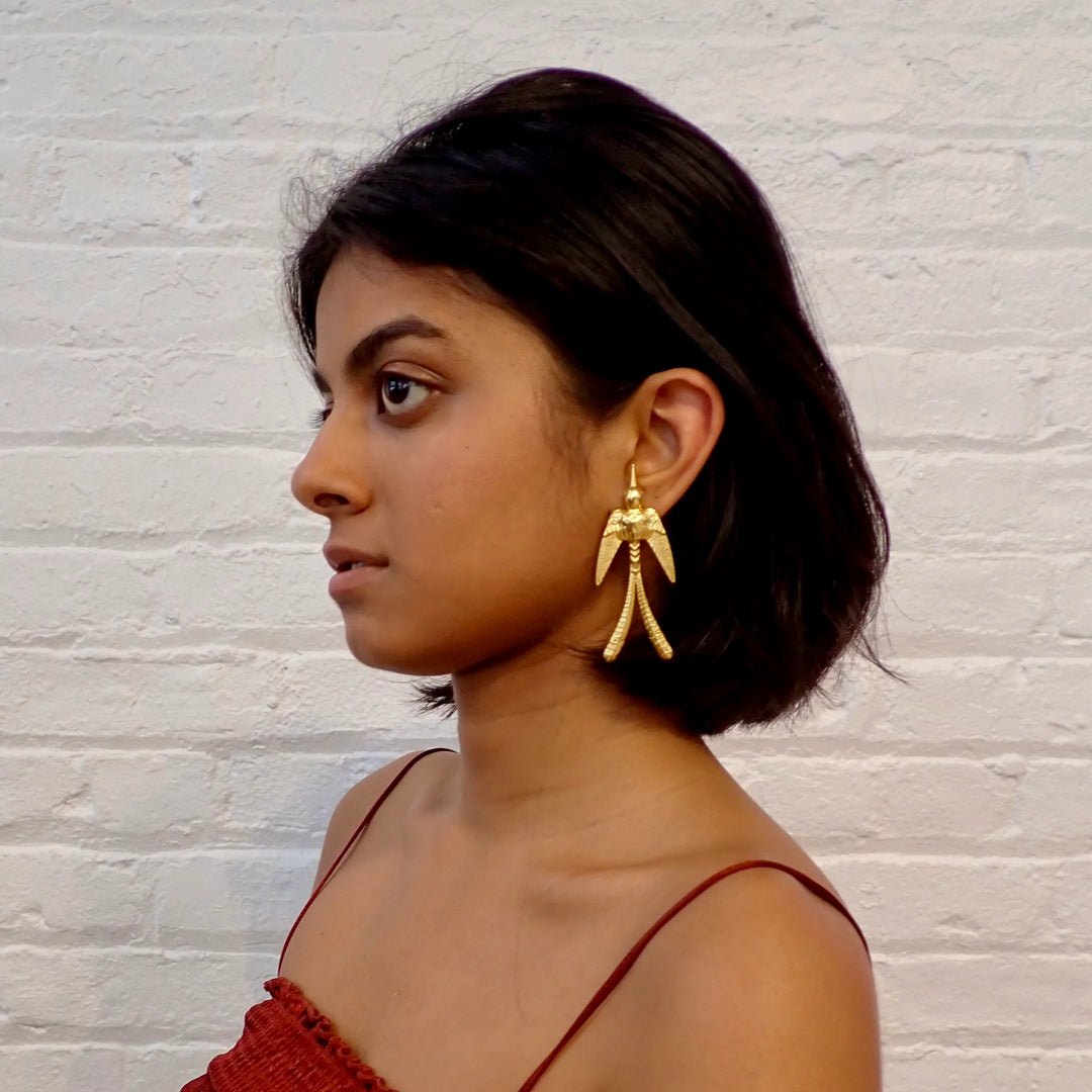 Drongo Bird Earrings