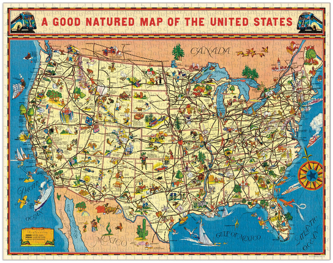 Map Of USA Puzzle