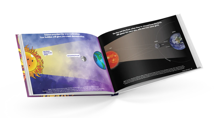 Solar Eclipse Book with Solar Eclipse Glasses