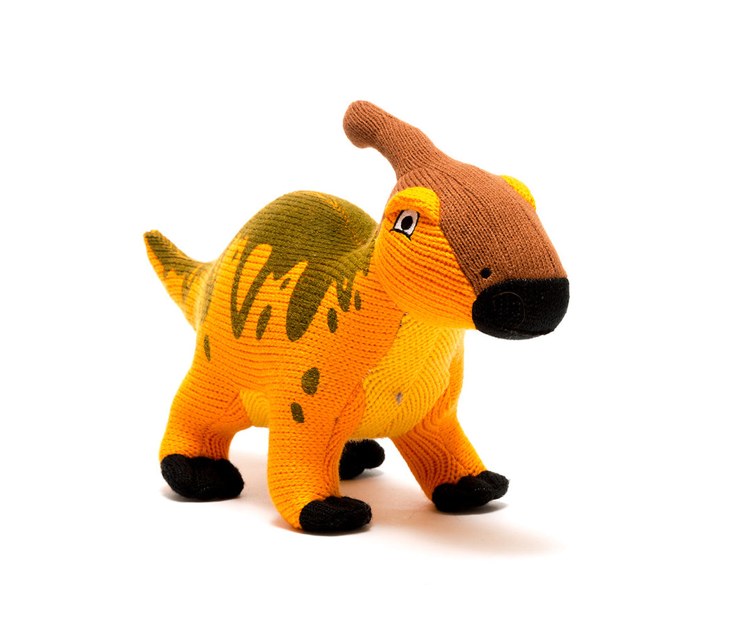 Knitted Parasaurolophus Plush Toy