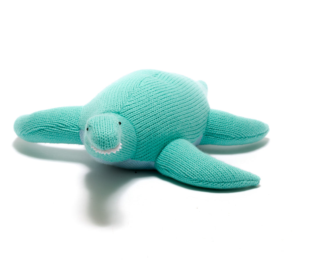 Knitted Plesiosaurus Rattle