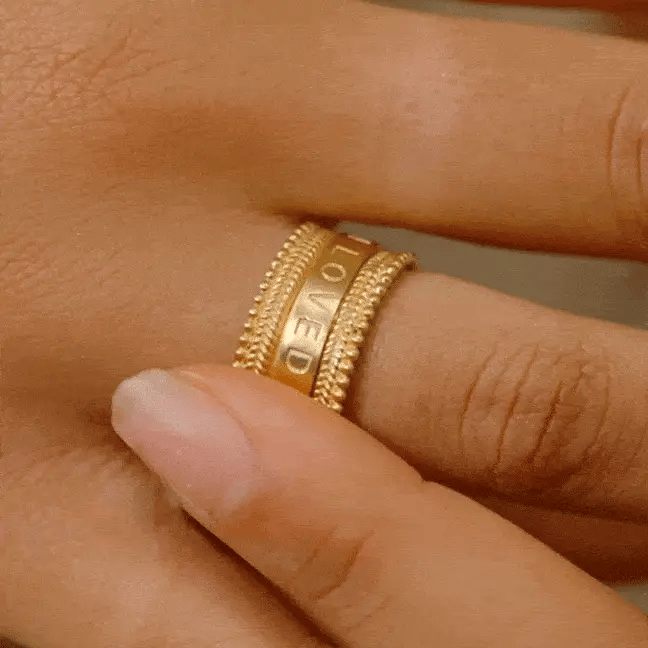 I am Loved Spinning Ring, Size 7