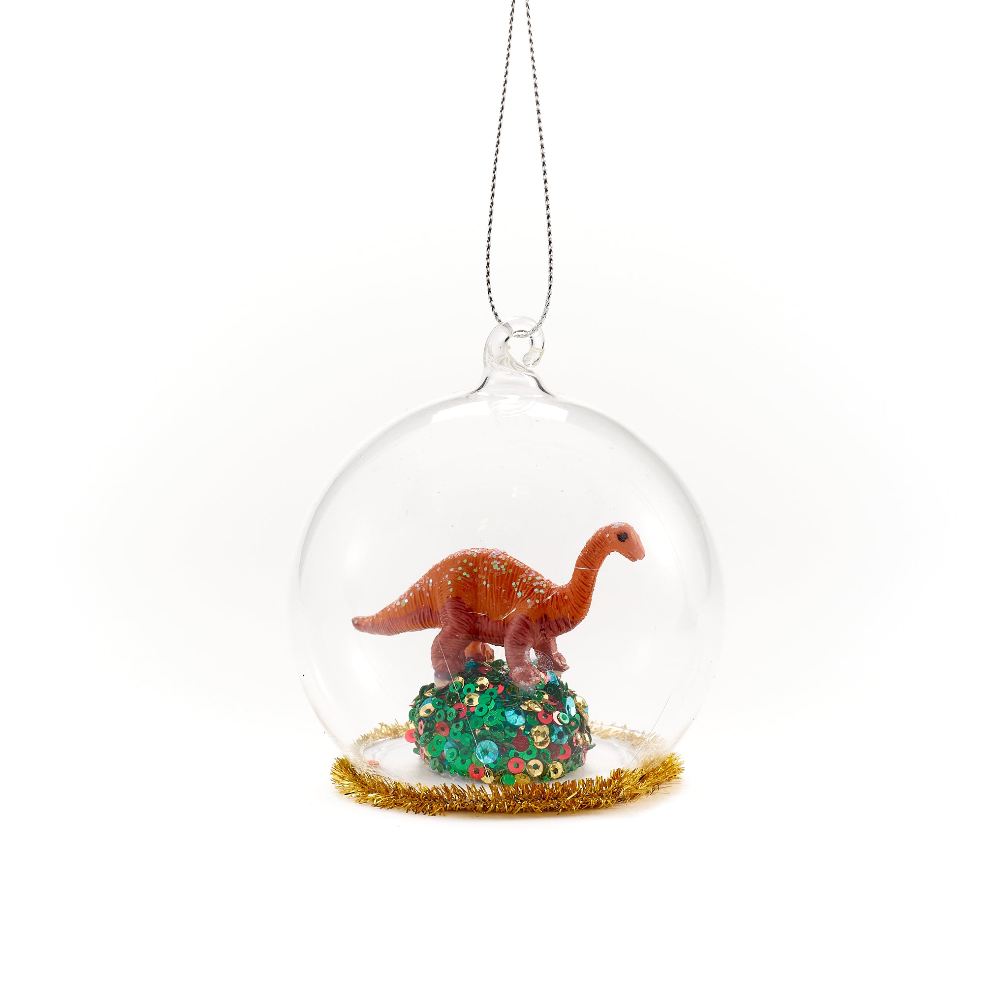 Dinosaur Snowglobe Ornament