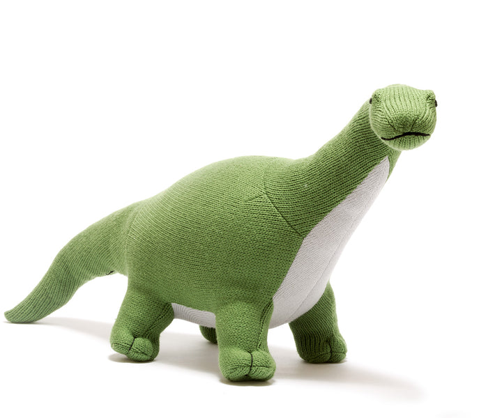 Large Knitted Titanosaur Plush Toy