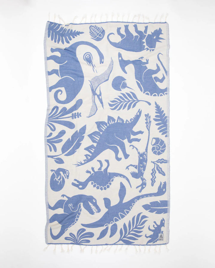 Digging For Dinosaurs Turkish Beach Towel