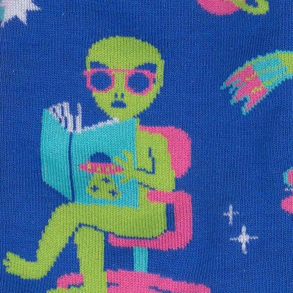 Intergalactic Reading List Socks