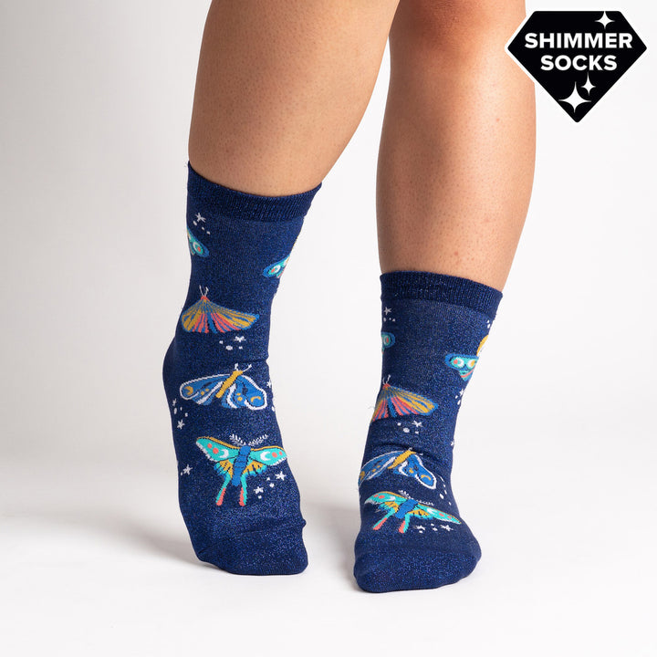 Moonlight Moth Socks