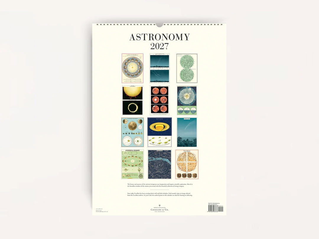2027 Astronomy Wall Calendar