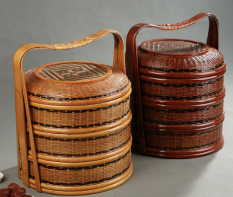 *FINAL SALE* Bamboo Betrothal Wedding Basket