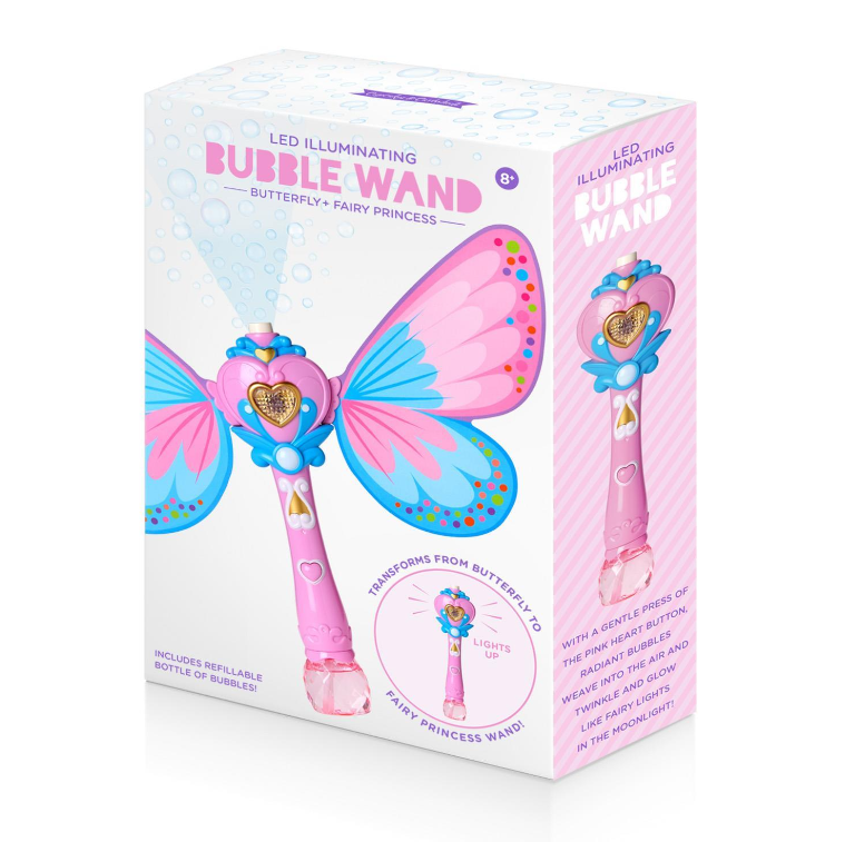 Fairy Butterfly Bubble Wand