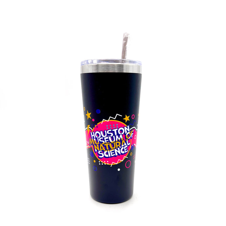 HMNS Retro Refresh Metal Tumbler with Straw