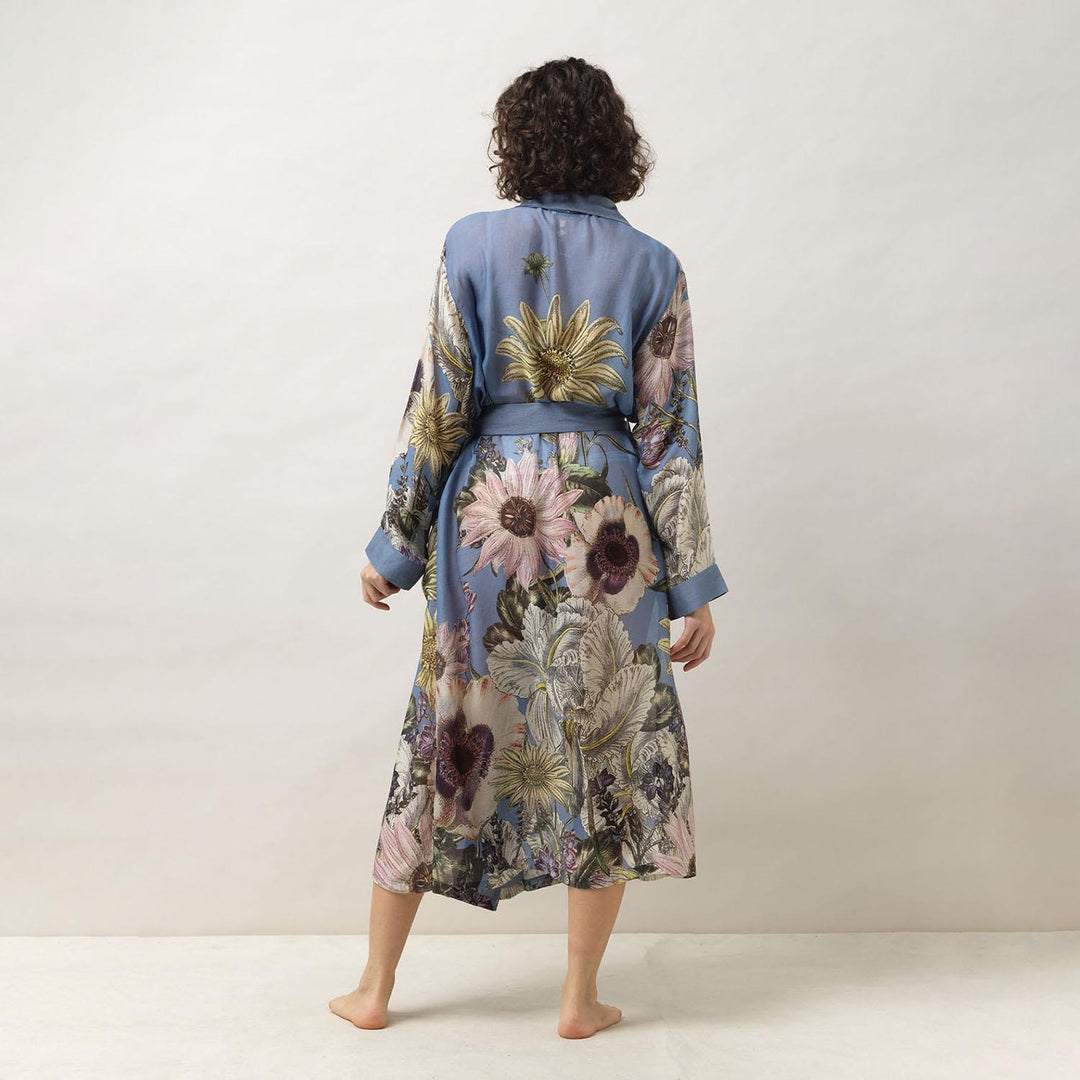 Daisy Cornflower Blue Robe Gown