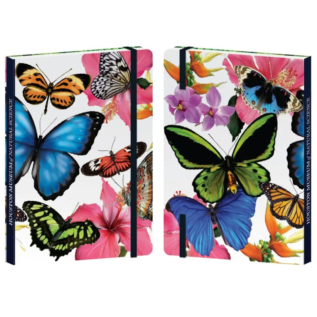 HMNS Butterfly Collage Dot-Grid Journal