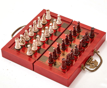 Terracotta Warrior Chess Set and Carrying Case