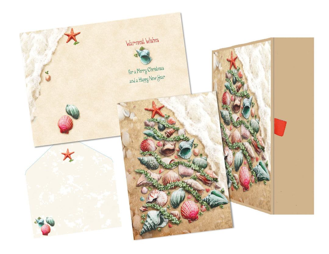 Christmas Shell Cards and Keepsake Box