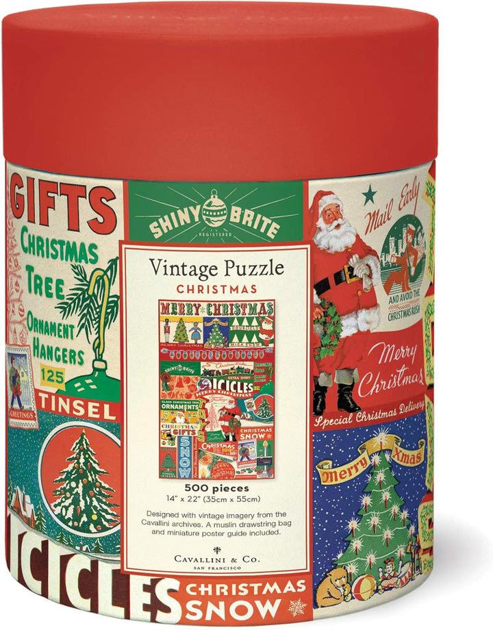 Vintage Christmas Puzzle, 500 Pieces