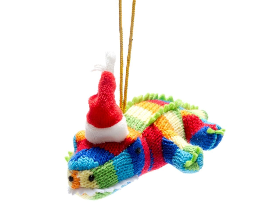 Christmas Croc Knitted Ornament