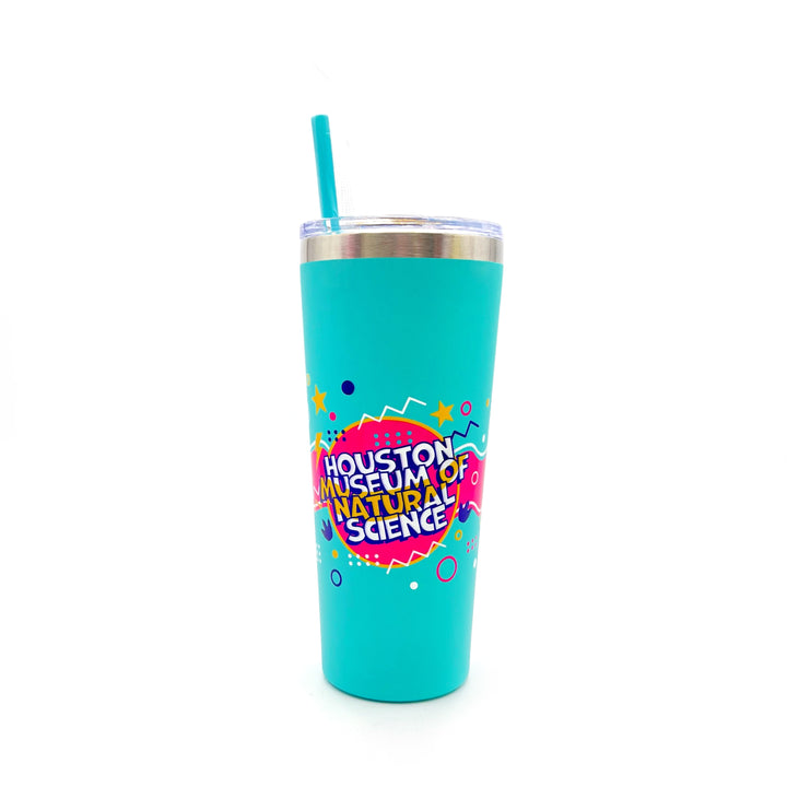 HMNS Retro Refresh Metal Tumbler with Straw