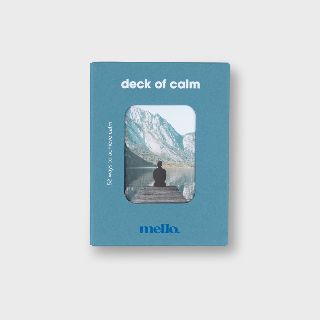 teal case for the deck of calm cards