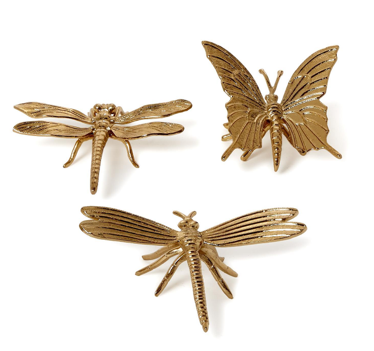 Butterfly Dragonfly Aluminum Decor