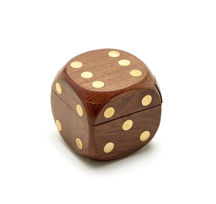 Wooden Dice Box