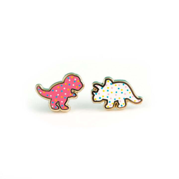 Dino Frosted Animal Cookie Style Earrings