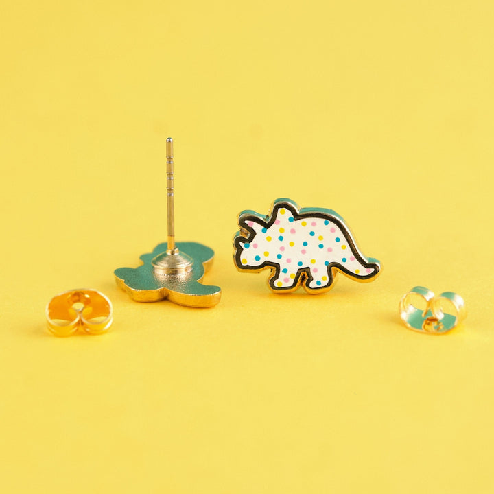 Dino Frosted Animal Cookie Style Earrings