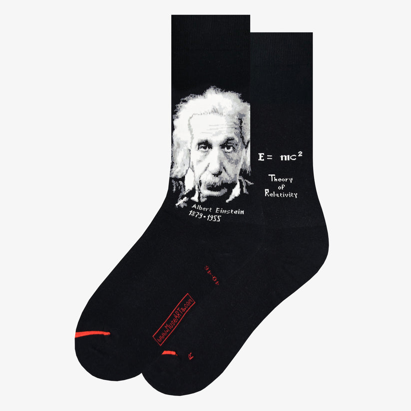 Science & History: Albert Einstein Socks