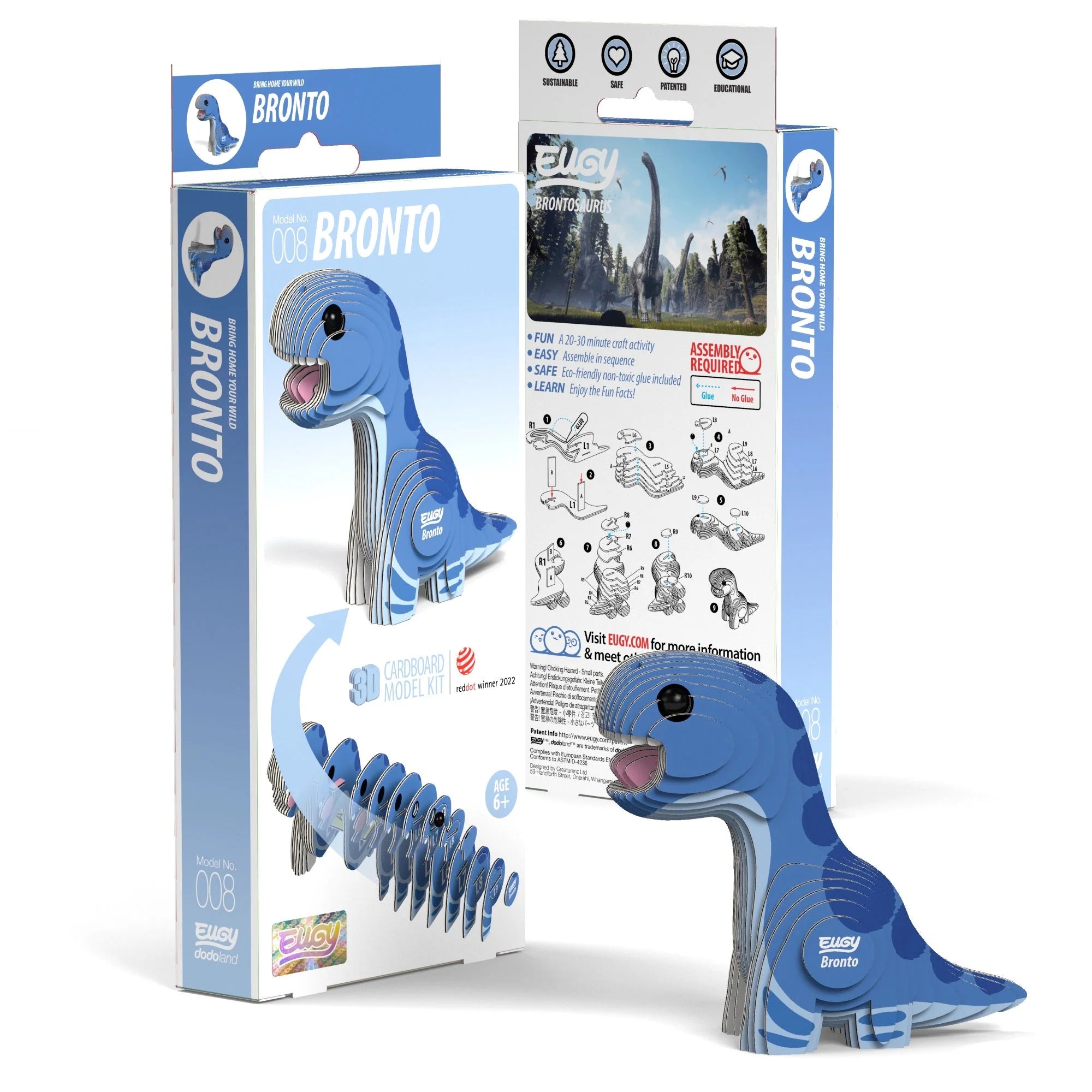 Brontosaurus 3D Puzzle