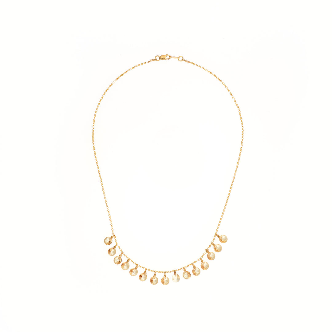 Golden Shadow Swarovski Crystal Necklace