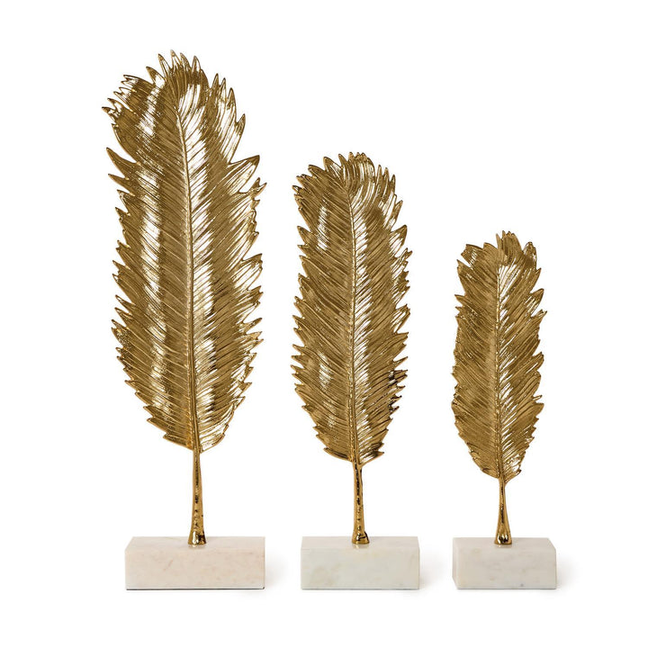 Golden Feather Sculpture, Small