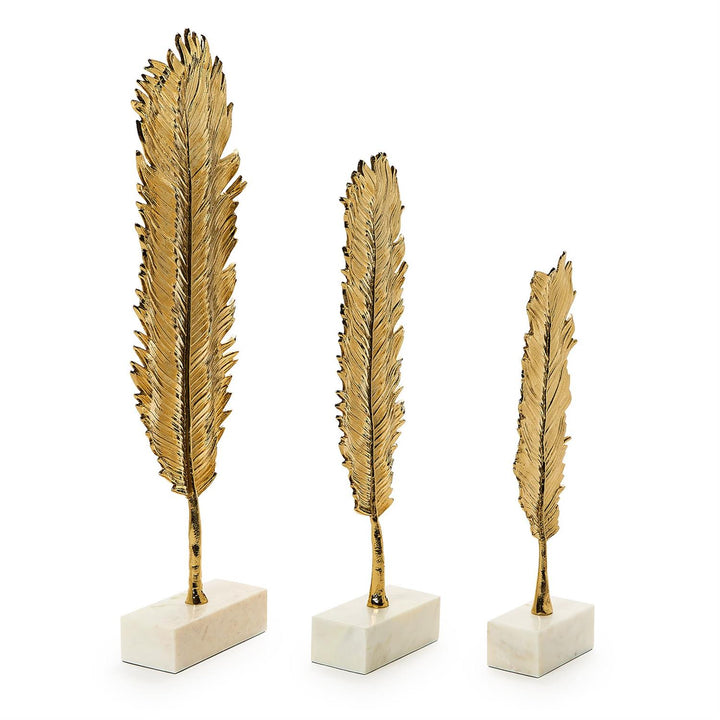 Golden Feather Sculpture, Large