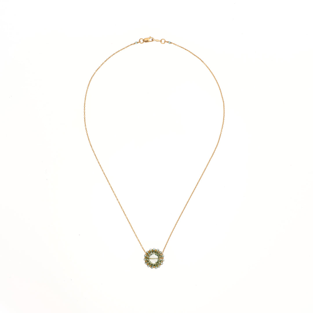 Green Quartz Radiance Necklace