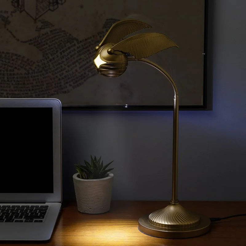 Levitating Golden Snitch Posable Desk Lamp