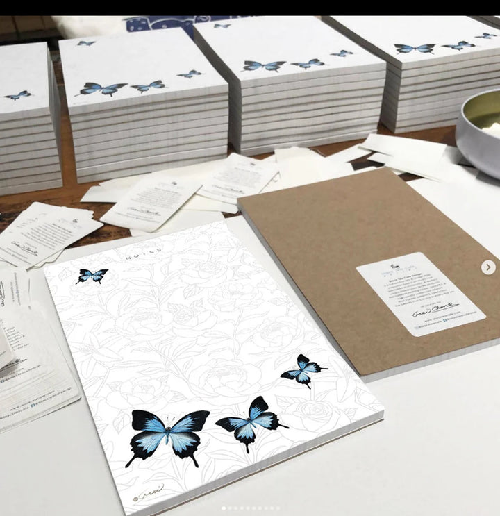 Blue Ulysses Butterfly Notepad