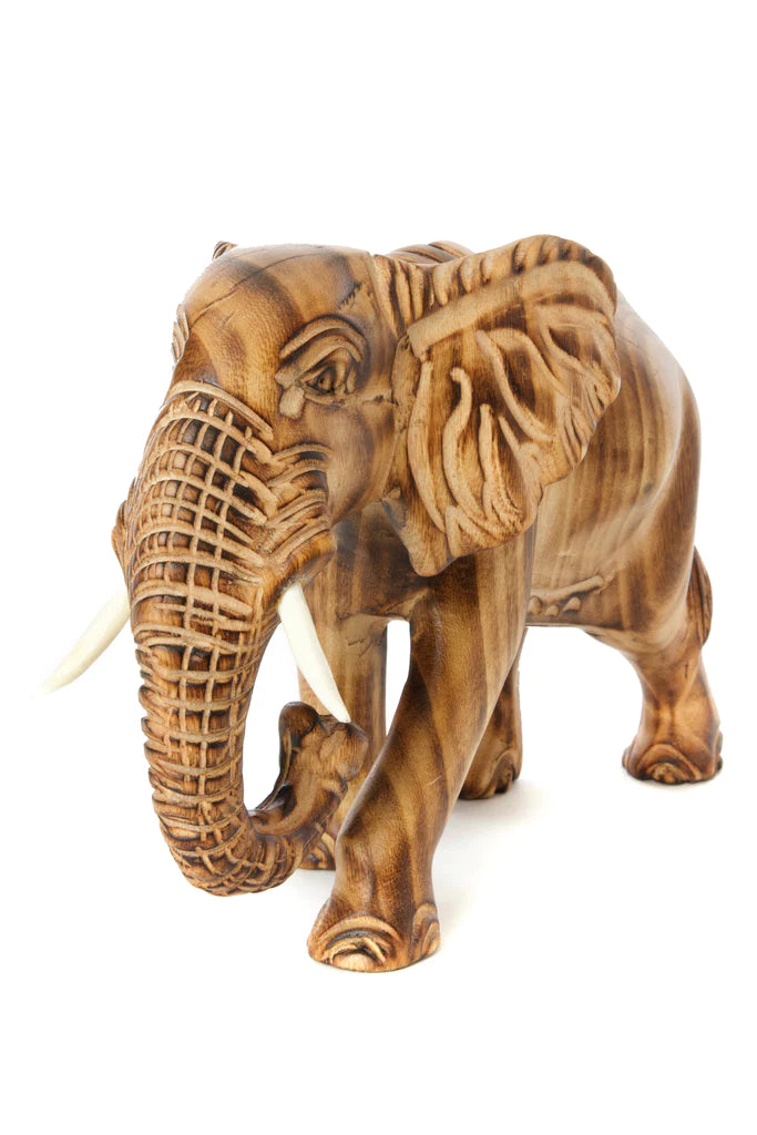 Burnt Jacaranda Elephant Carving