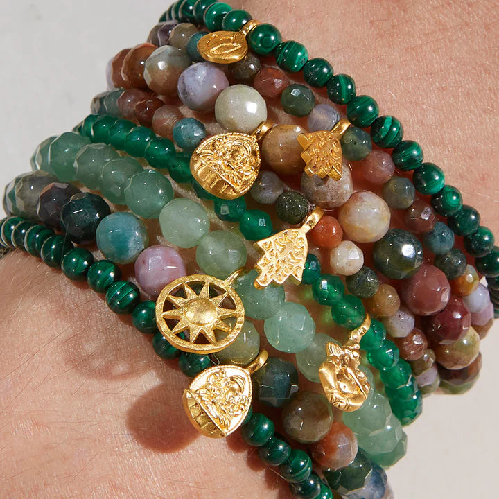 Malachite Stretch Bracelet