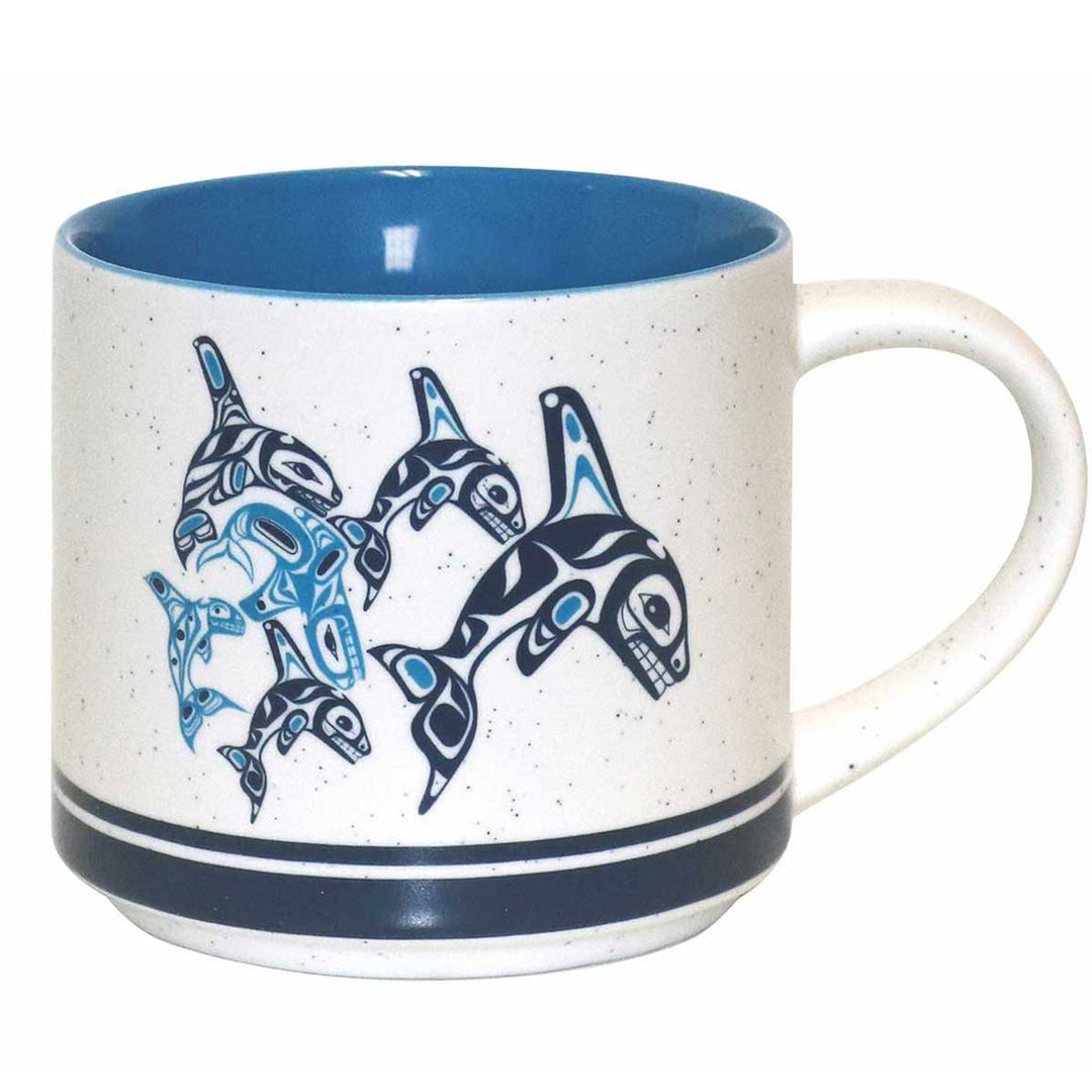 Orca Family Ceramic Mug
