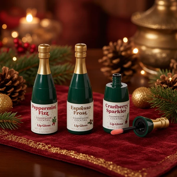 Champagne Kisses Holiday Lip Gloss