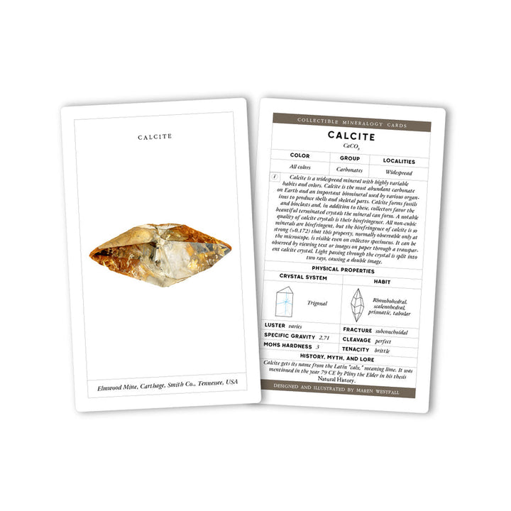 Mineralogy Collectors Card Deck & Gift Box