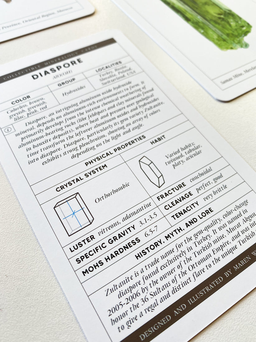 Mineralogy Collectors Card Deck & Gift Box