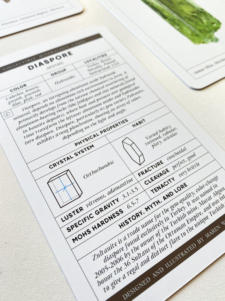 Mineralogy Collectors Card Deck & Gift Box