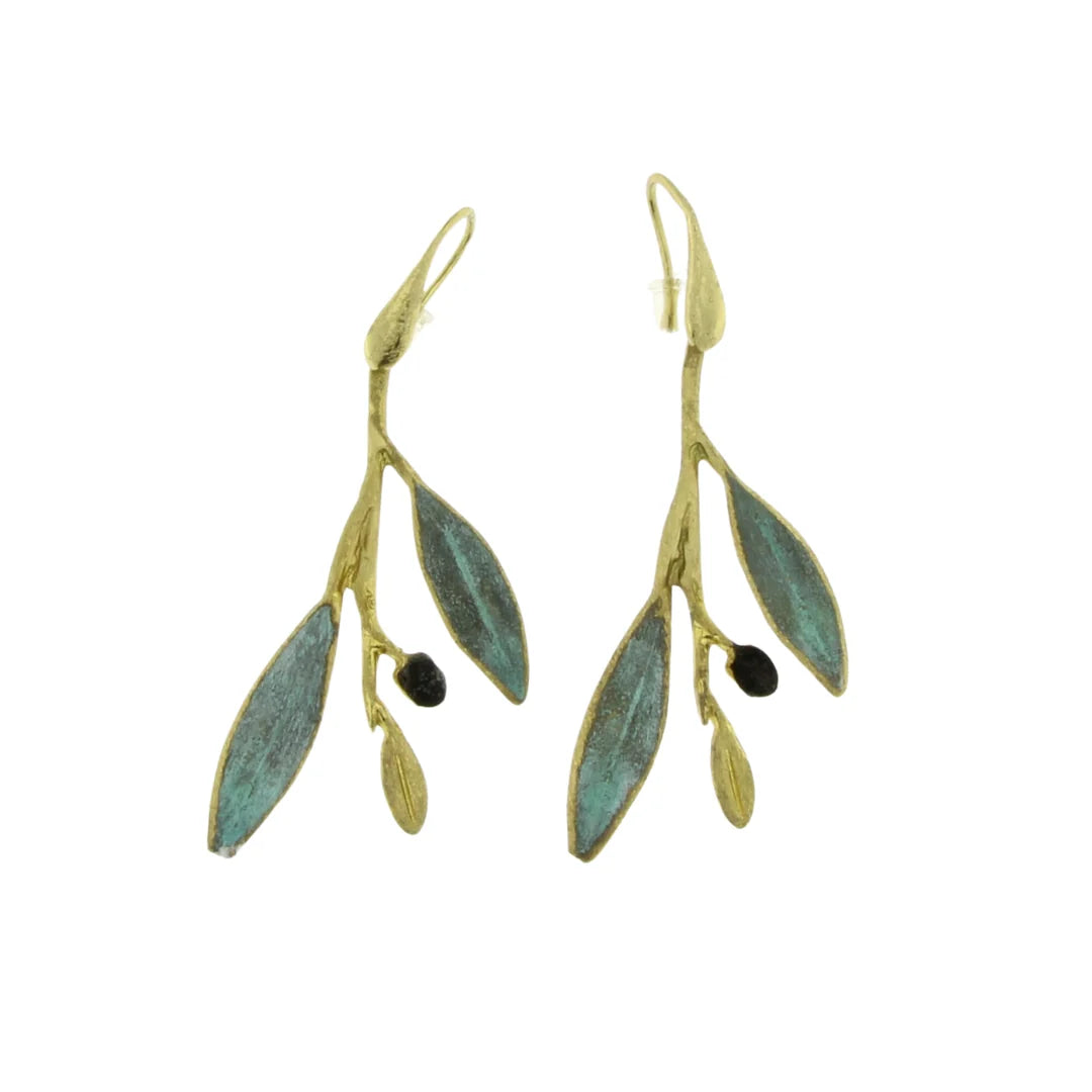 Olive Dangle Earrings