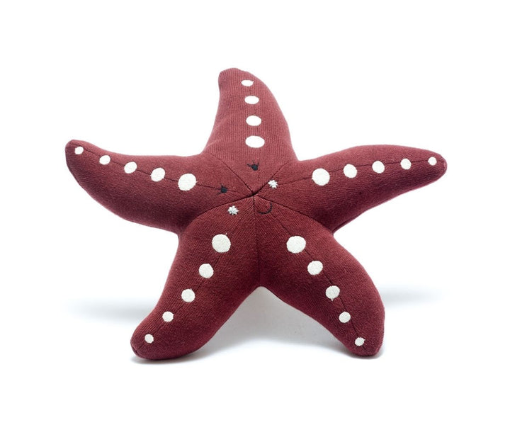 Pink Starfish Knitted Plush Toy