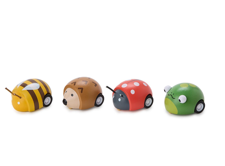 Wooden Pullback Bug Toy